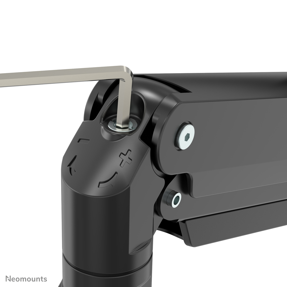 Neomounts NM-D775DX3BLACK Monitor arm 17-27" - gas spring - Topfix - 180°-stop